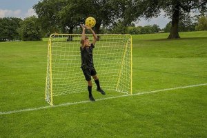 Metalowa bramka do piłki nożnej dla dzieci  215x152x61 cm 6