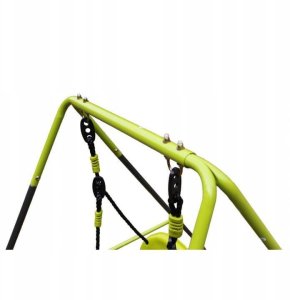 Huśtawka ogrodowa Deluxe  stelaż, huśtawka kubełkowa, dla dzieci 3