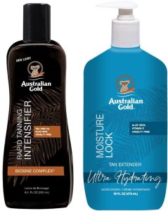Australian Gold Rapid Tanning Intensifier + Moisture Lock 473ml 1