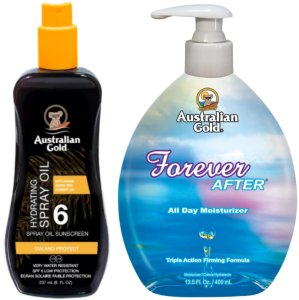 Australian Gold SPF6 Olejek W Sprayu Ochronny + Forever After 400ml 1