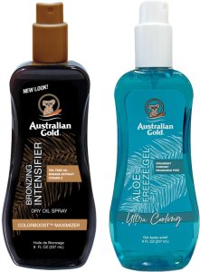 Australian Gold Intensifier Dry Oil Spray + Aloe Freeze Gel 1