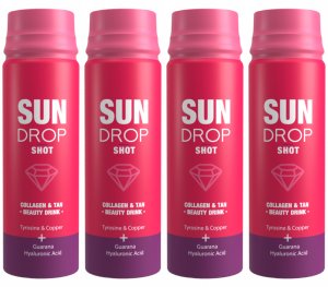 Sun Drop Collagen & Tan Shot x4szt 1