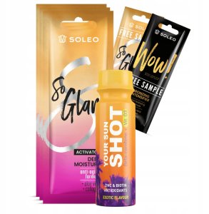 Soleo So Glam 3x15ml Przyspieszacz Opalania + Gratisy 1