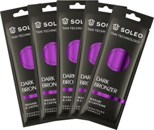 Soleo Tan Technology Dark Bronzer Mocny Bronzer Do Opalania x5szt 15ml 1
