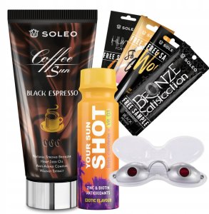 Soleo Black Espresso 150ml Mocny Bronzer Z + Gratisy 1