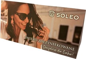 Soleo Tabliczka Świeżo Zdezynfekowane x10szt 1