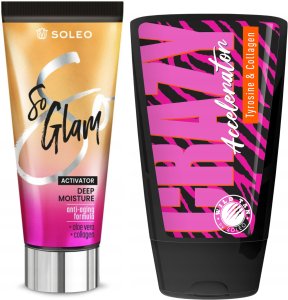 Soleo So Glam + Wild Tan Crazy Accelerator Gratis 1