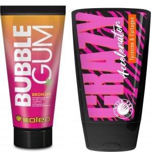 Soleo Bubble Gum + Wild Tan Crazy Accelerator Gratis 1