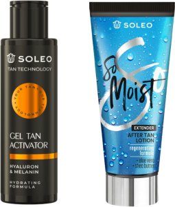 Soleo Tan Technology Gel Tan Activator + So Moist Po Opalaniu Gratis 1