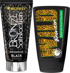 Soleo Black Bronzer Satisfaction + Wild Tan Bronzer Gratis 1