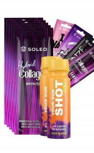 Soleo Collagen Hybrid 5x15ml Bronzer Do Opalania + Gratisy 1