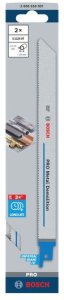 BOSCH BRZESZCZOT DO PIŁY SZABLASTEJ PRO METAL DEMOLITION S1125VF 1,25 x 19 x 225mm /2szt. 1