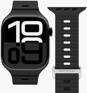 Vonmählen Wave Band 2 do Apple Watch 42 | 44 | 45 | 49mm One Size - Czarny (AWS00116) 3