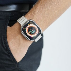 Vonmählen Wave Band 2 do Apple Watch 42 | 44 | 45 | 49mm One Size - Kremowy (AWS00120) 3