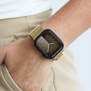 Vonmählen Milanese Loop 2 do Apple Watch 42 | 44 | 45 | 49mm One Size - Złoty (AWS00126) 3