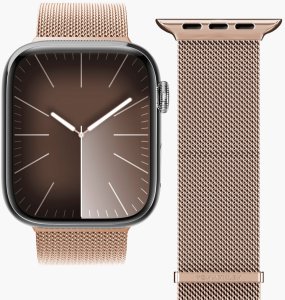 Vonmählen Milanese Loop 2 do Apple Watch 38 | 40 | 41mm One Size - Różowe złoto (AWS00127) 2