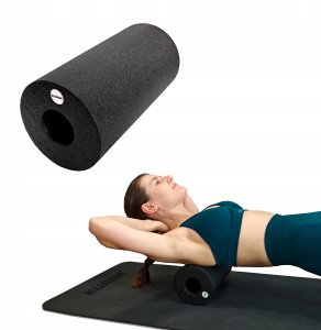 DUŻY ROLLER WAŁEK DO MASAŻU MIĘŚNI I ROLOWANIA PIANKA EPP 30 cm 1