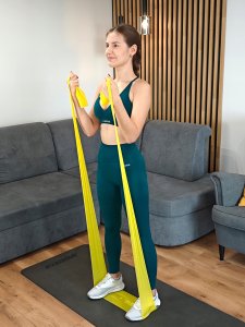 ZESTAW 5 GUM TAŚM FLAT BAND DO ĆWICZEŃ REHABILITACJI TRENINGU FITNESS 2M 3