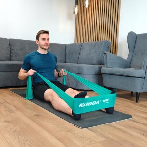 ZESTAW 5 GUM TAŚM FLAT BAND DO ĆWICZEŃ REHABILITACJI TRENINGU FITNESS 2M 5
