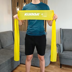 ZESTAW 5 GUM TAŚM FLAT BAND DO ĆWICZEŃ REHABILITACJI TRENINGU FITNESS 2M 7