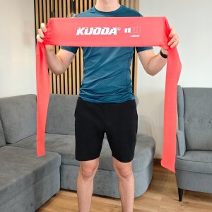 ZESTAW 5 GUM TAŚM FLAT BAND DO ĆWICZEŃ REHABILITACJI TRENINGU FITNESS 2M 8