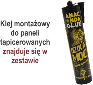 Tapicerowana garderoba Noris IV z lustrem - kolor biały + tkanina Trinity 32 4