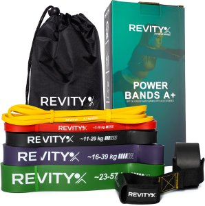 Revity Gumy do ćwiczeń oporowe Power Bands zestaw 5 sztuk 3-57 kg 2