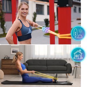 Revity Guma do ćwiczeń oporowa Power Band 1 szt. 3-7 kg 6