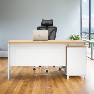 Biurko Angel Białe 160 cm x 80 cm 4