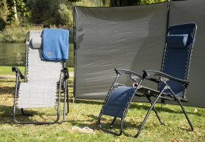 Leżaki ogrodowe plażowe składane ABBEY Chaise Longue Uniwersalny 8