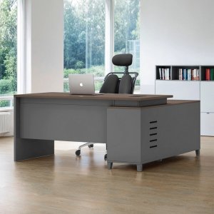 Biurko Angel Szare 160 cm x 80 cm 3