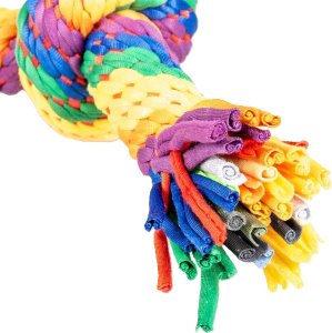Duvo+ Zabawka dla Psa Sznur Tęczowy 3 Węzły 63cm 3