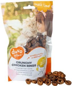Duvo+ Crunchy Ring Przysmak Dla Kota Kurczak 50g 1