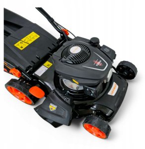 GERMAN MOCNA KOSIARKA SPALINOWA NAPĘD 42cm 7KM 11w1 + LICZNIK MOTOGODZIN BO 2