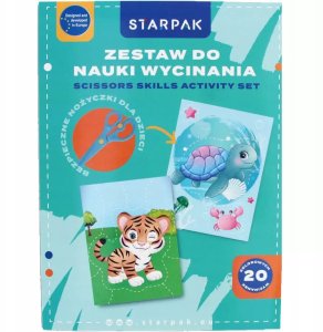 ZEST DO NAUKI WYCINANIA A4 NOZ ANIMALS STKPB1/24 1