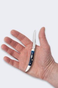 Nóż Składany Case Rogers Mini Trapper SS Blue Bone 2