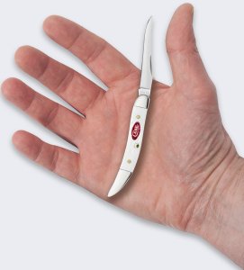 Nóż Składany Case SparXX Small Texas Toothpick Wht 2