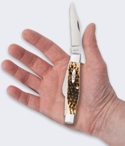 Nóż Składany Case Large Stockman CS Amber Bone 2