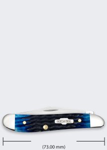 Nóż Składany Rogers Case Peanut SS Blue Bone 5