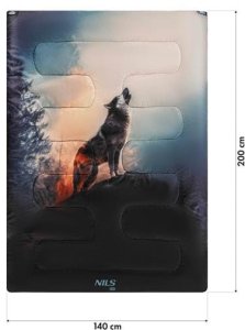 NC3601 ŚPIWÓR 3W1 DWUOSOBOWY WOLF NILS CAMP 4