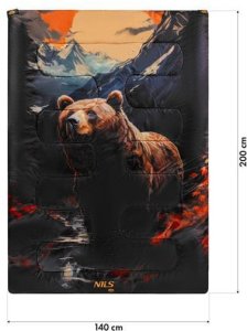 NC3601 ŚPIWÓR 3W1 DWUOSOBOWY BEAR NILS CAMP 4