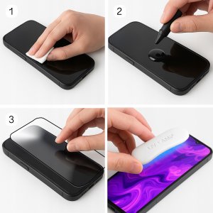 Szkło Hartowane UV do Motorola Edge 40 Pro (LED, Liquid, Ochronne, Pełne) 6