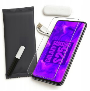 Szkło Hartowane UV do Samsung Galaxy S25 (LED, Liquid, Ochronne, Pełne, 5D) 1