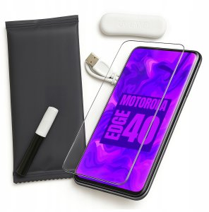 Szkło Hartowane UV do Motorola Edge 40 (LED, Liquid, Ochronne, Pełne, 5D) 1