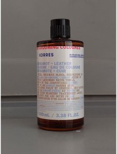 KORRES Athenian Grooming Bergamot &amp; Leather Eau de Cologne 100ml 3