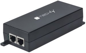 Zasilacz PoE+ Gigabit, 1x RJ45 30W 802.3af/at 1