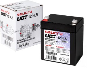 Akumulator Salicru UBT 12/4,5 bezobsługowy 4,5Ah 12V AGM do zasilaczy awaryjnych UPS 1