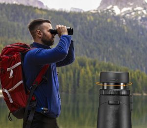 Lornetka K&F CONCEPT ZOOM 10x 42mm 10x42 BaK4 IP65 + Futerał / KF33.081 10