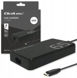 Zasilacz do laptopa Qoltec 65 W, 3.25 A, 20 V (52421) 6