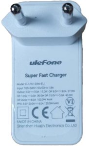 Ładowarka Ulefone 120W, 20V, 6A (biała) 2